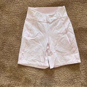 Gymshark Light Pink High-Waist Bike Shorts